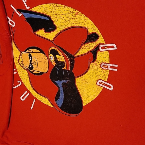 🫧 Disney Incredibles Red "Incredible Dad". Size XL Men - Picture 4 of 6